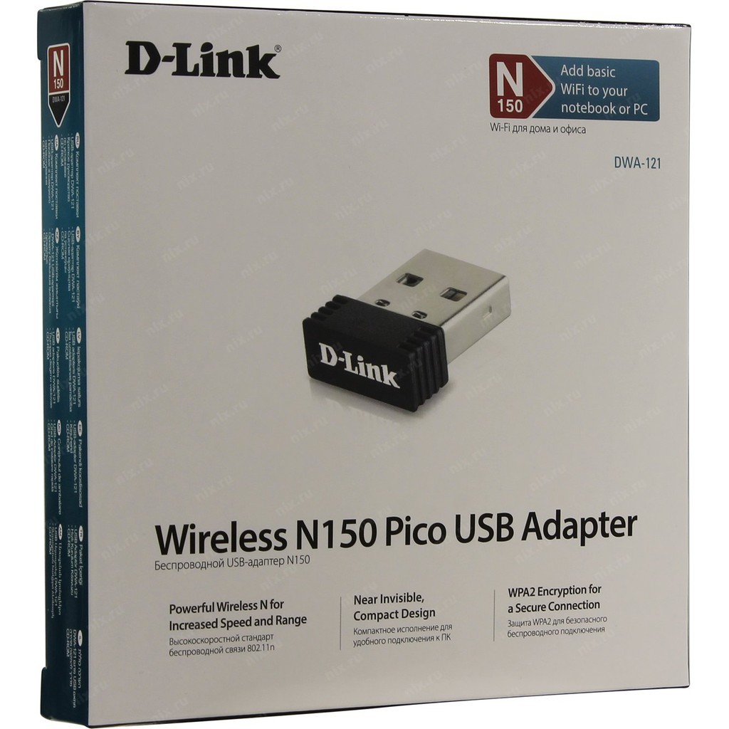 USB Thu Sóng WIFI D-Link DWA-121 - Chính Hãng Phân Phối  - chuyensiphukien1