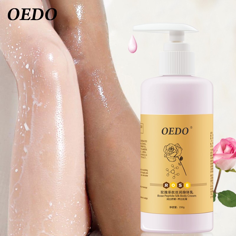 Kem Dưỡng thể Hoa hồng OEDO /Giữ ẩm cho da /Cải thiện làn da khô và thô ráp /Chống nứt nẻ /Làm trắng