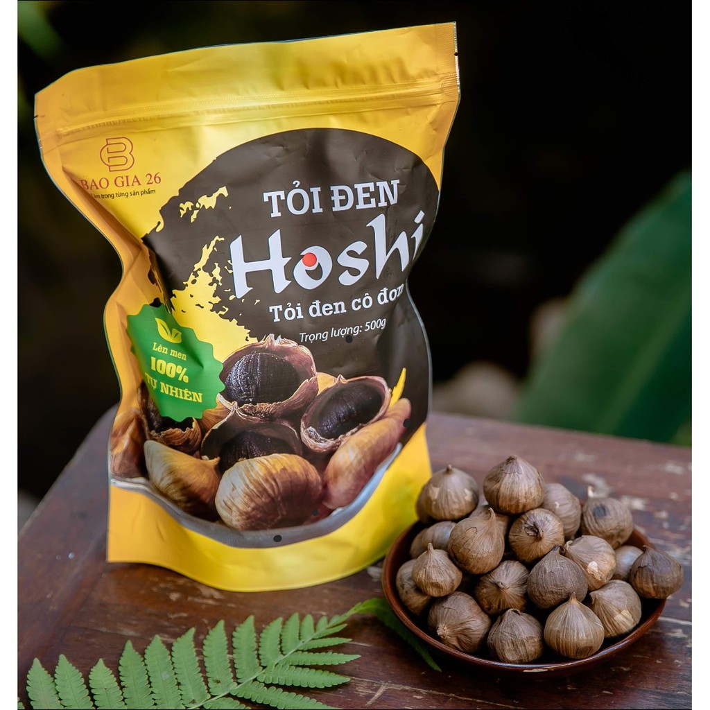 [1000g] Tỏi đen cô đơn HoShi 100% lên men tự nhiên 90 ngày (Loại 1 - Normal) | BigBuy360 - bigbuy360.vn