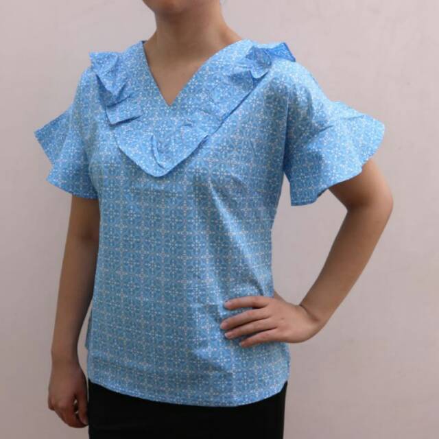 Áo cánh dơi phối bèo JOANNE (ASHA 01)