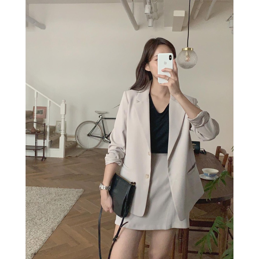 Áo blazer công sở nữ form dáng vừa người | Áo vest nữ dáng Hàn bán rẻ giao mẫu ngẫu nhiên