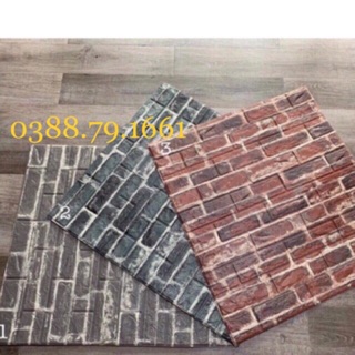 Xốp dán tường giả gạch cổ điển (3D) dày 5,5mm