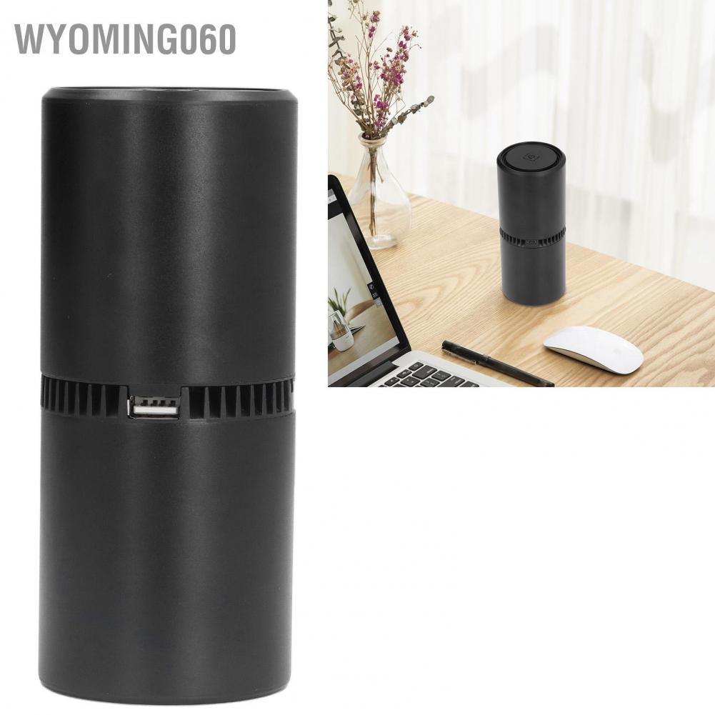 Wyoming060 Car Purifier Multi Purpose Dual USB Interface Small Portable Household Negative Ion for Home Office