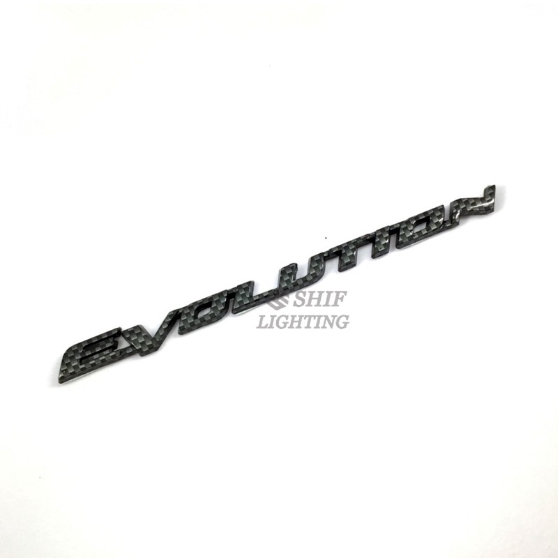 Logo ABS họa tiết 3D dán trang trí cho xe hơi Mitsubishi