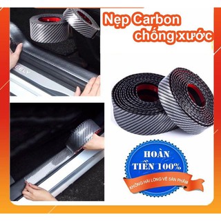 Nẹp Carbon Chống Xước Bậc Cửa Ô Tô,Trang Trí Ô tô,Hàng Đẹp Loại 1