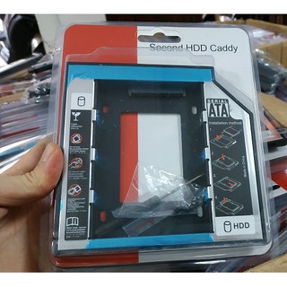Caddy Bay HDD SSD SATA 3 9.5mm/12.7mm - Khay ổ cứng thay thế ổ DVD, cadibay
