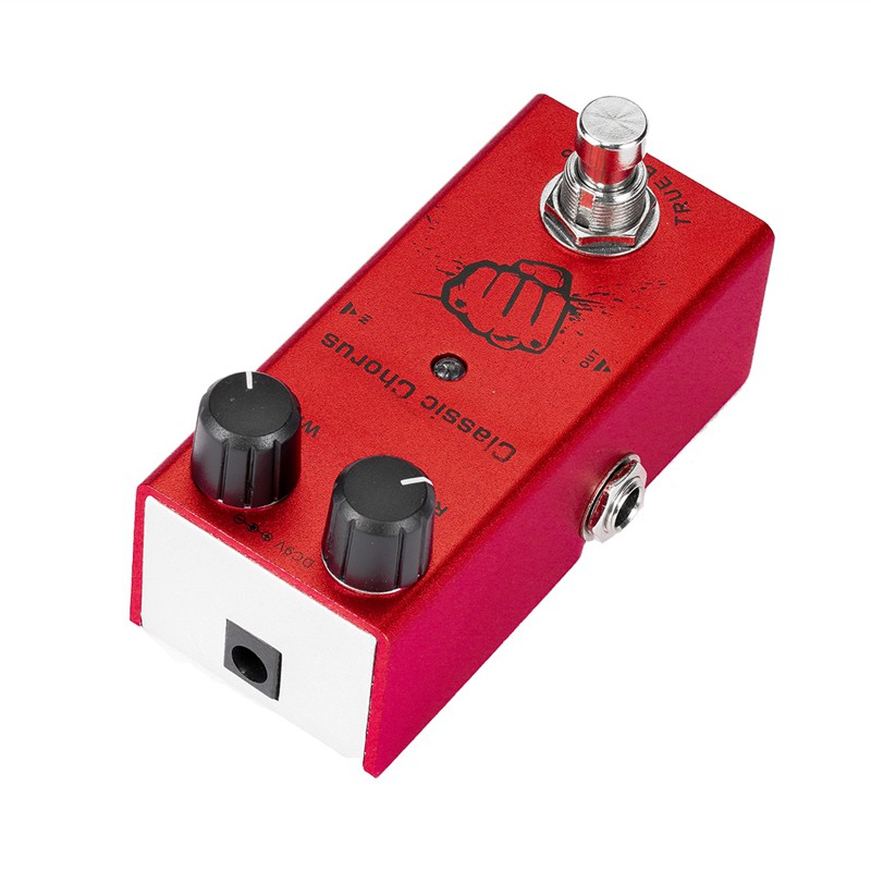 Classic Chorus Guitar Effects Pedal Gain/Level/Tone Knob High Low Frequency Effect Pedals with True Bypass Switch
