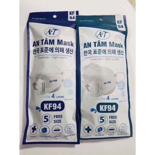 Set 50 Khẩu trang 4D Mask KF94  | KHẨU TRANG CÔNG NGHỆ HÀN QUỐC  FREESHIP