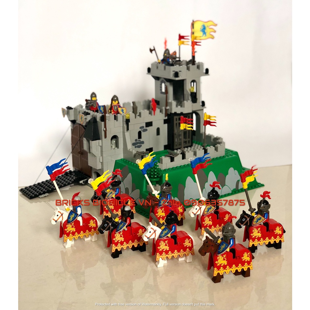 LEGO CASTLE SYSTEM - ĐỒ CHƠI XẾP HÌNH LEGO LÂU ĐÀI TRUNG CỔ - 6081 KING'S MOUNTAIN FORTRESS - LÂU ĐÀI TRÊN NÚI