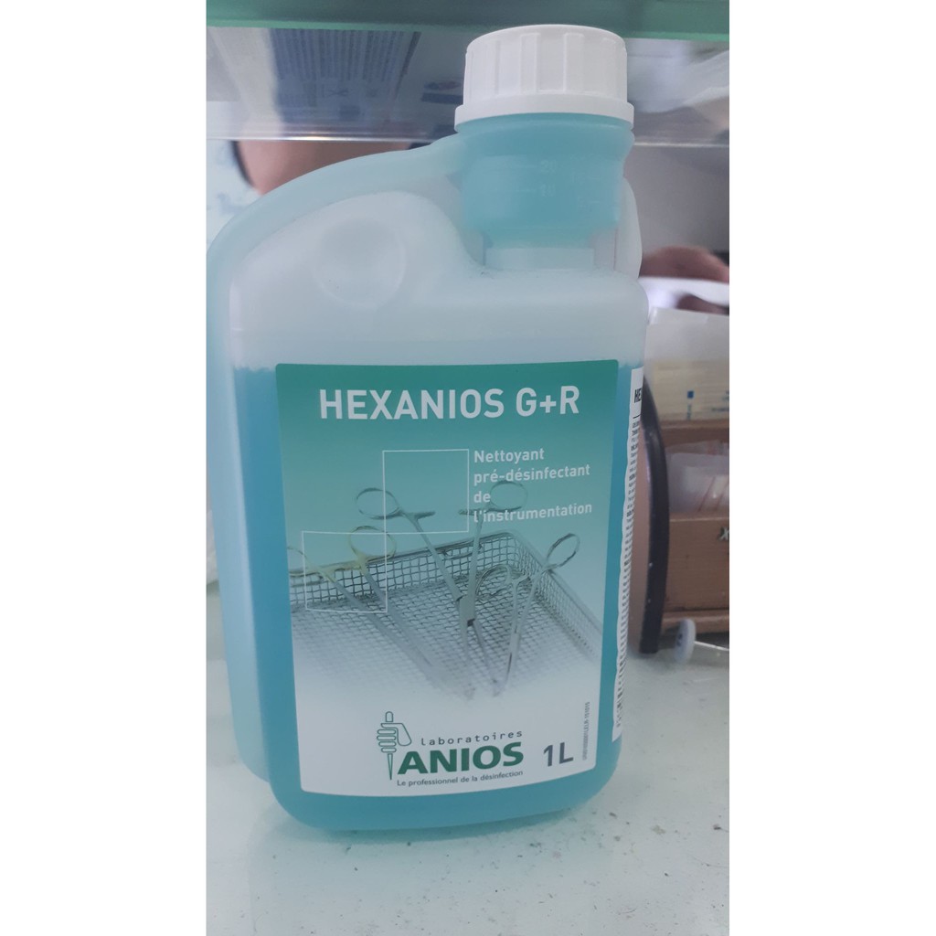 Nước ngâm dụng cụ Hexanios 1L