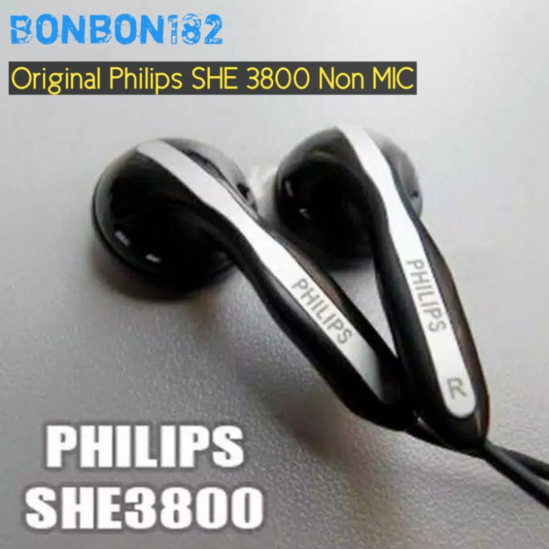 Tai Nghe Nhét Tai Philips She 3800 Không Mic