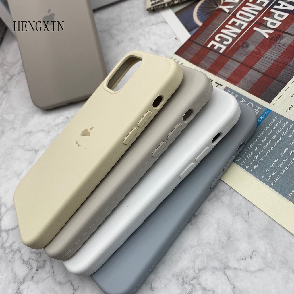 Ốp điện thoại silicon màu trơn cho iPhone7 8 7p 8p x xs xr xsmax 11 11promax 12 12promax 13 13PRO MAX | BigBuy360 - bigbuy360.vn