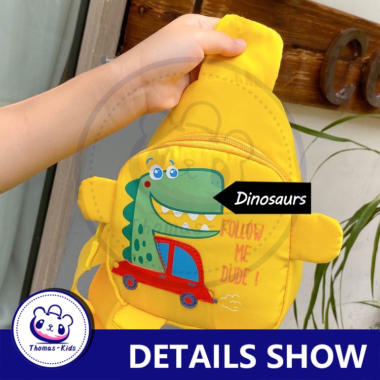 Hàng Mới Về Túi Đeo Chéo Hình Khủng Long Hoạt Hình Dễ Thương Cho Bé 2022