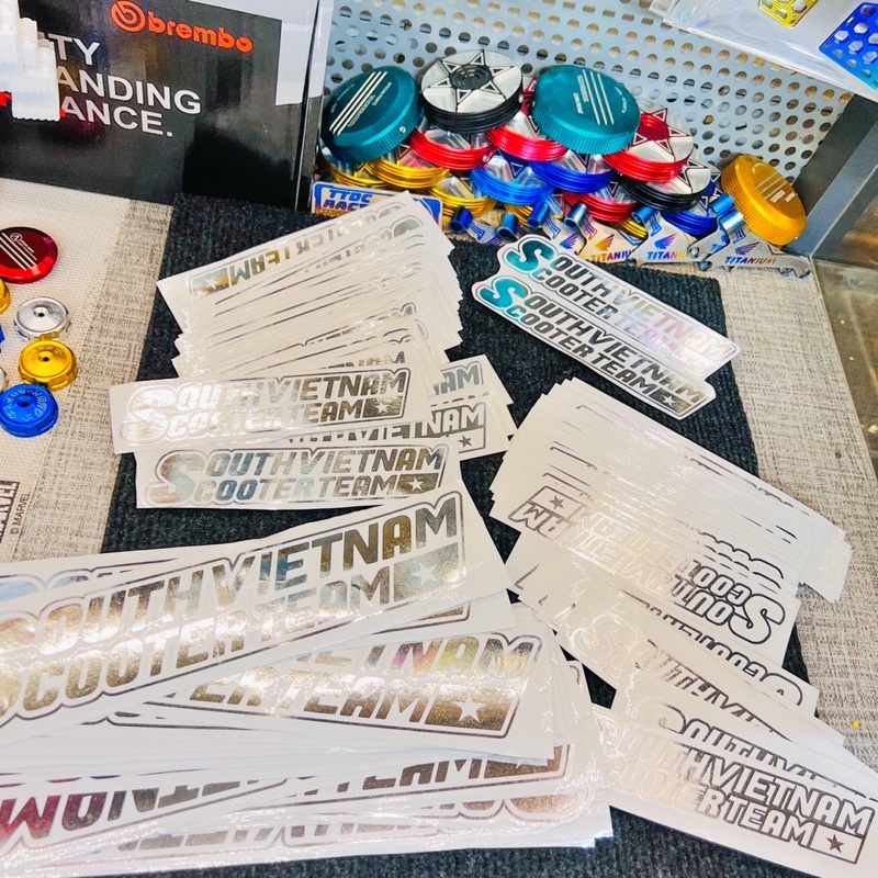 Tem Sticker Crom 25cm 15cm 🇻🇳