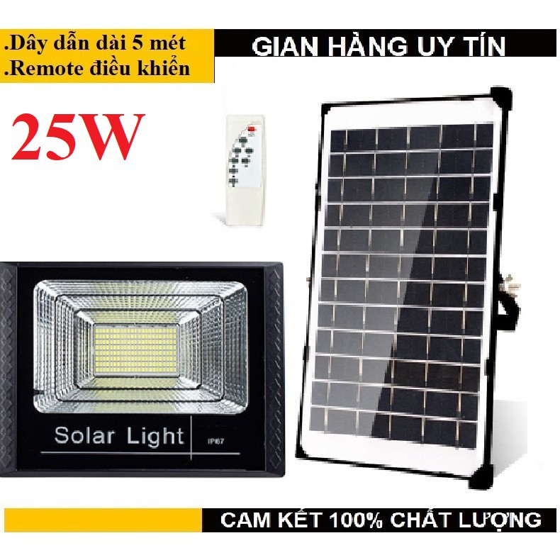 Đèn năng lượng mặt trời 25w