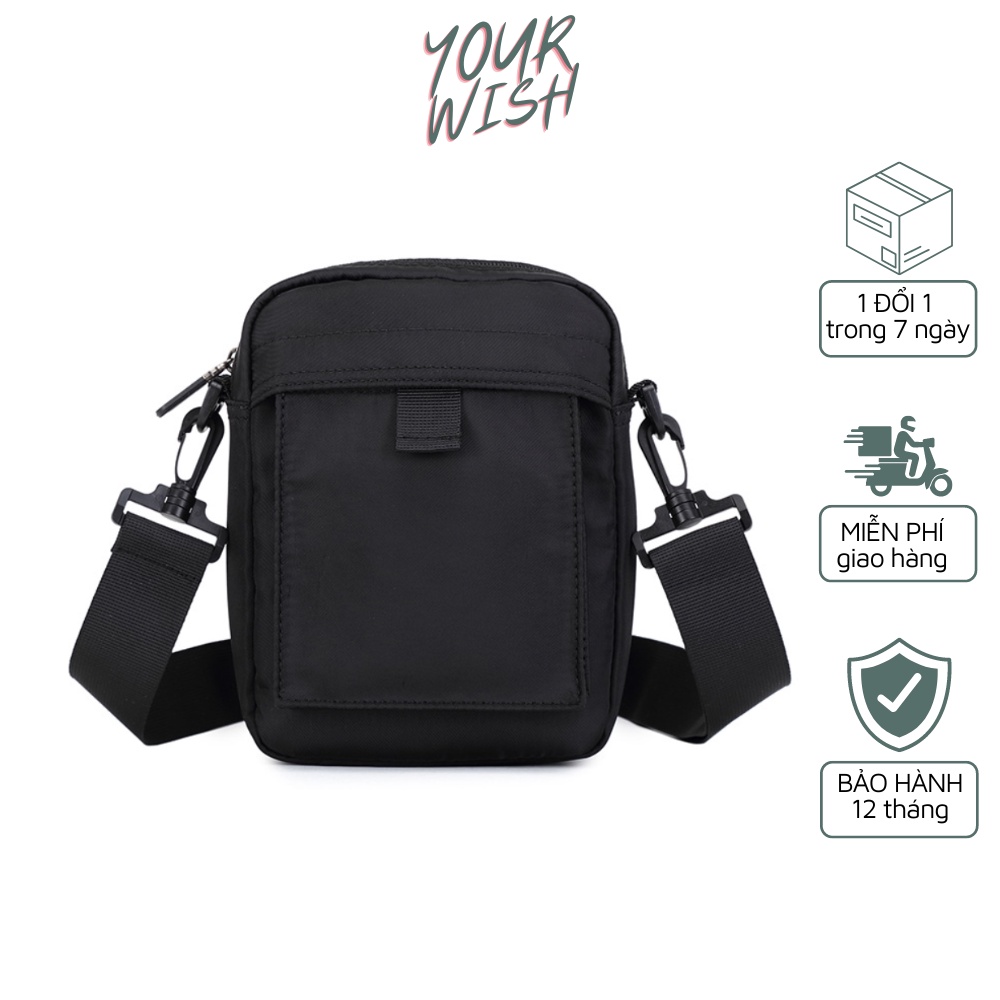 Túi Đeo Chéo Nam Thời Trang Cao Cấp Yourwish TD319 Phong Cách Nhật Bản Basic Hiện Đại Dễ Phối Đồ Năng Động Tiện Dụng
