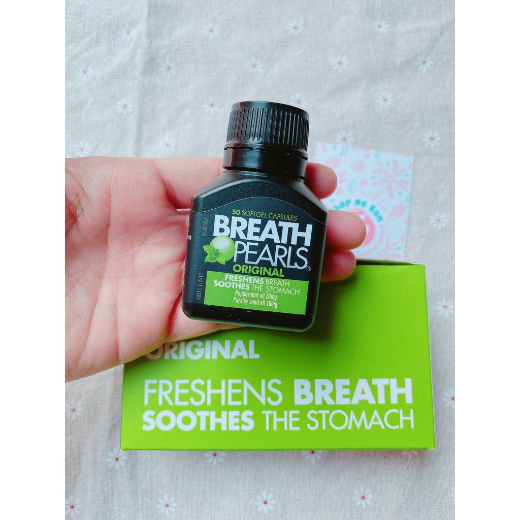 Viên uống thơm miệng Breath Pearls  - Úc ÚC