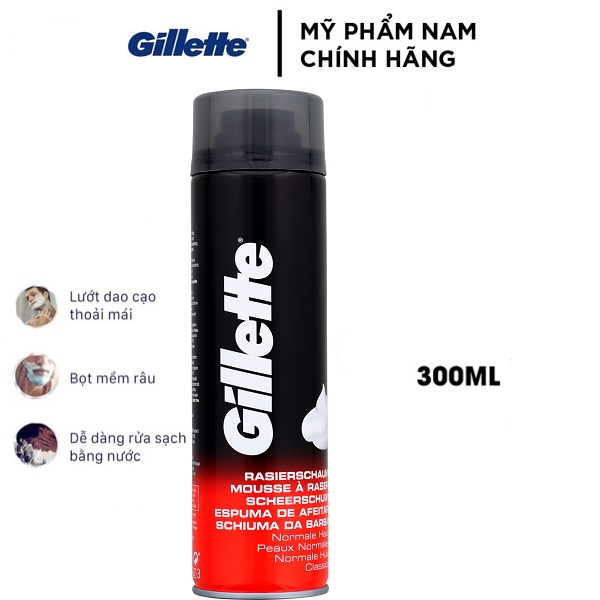 Bọt Cạo Râu Gillette 300ml