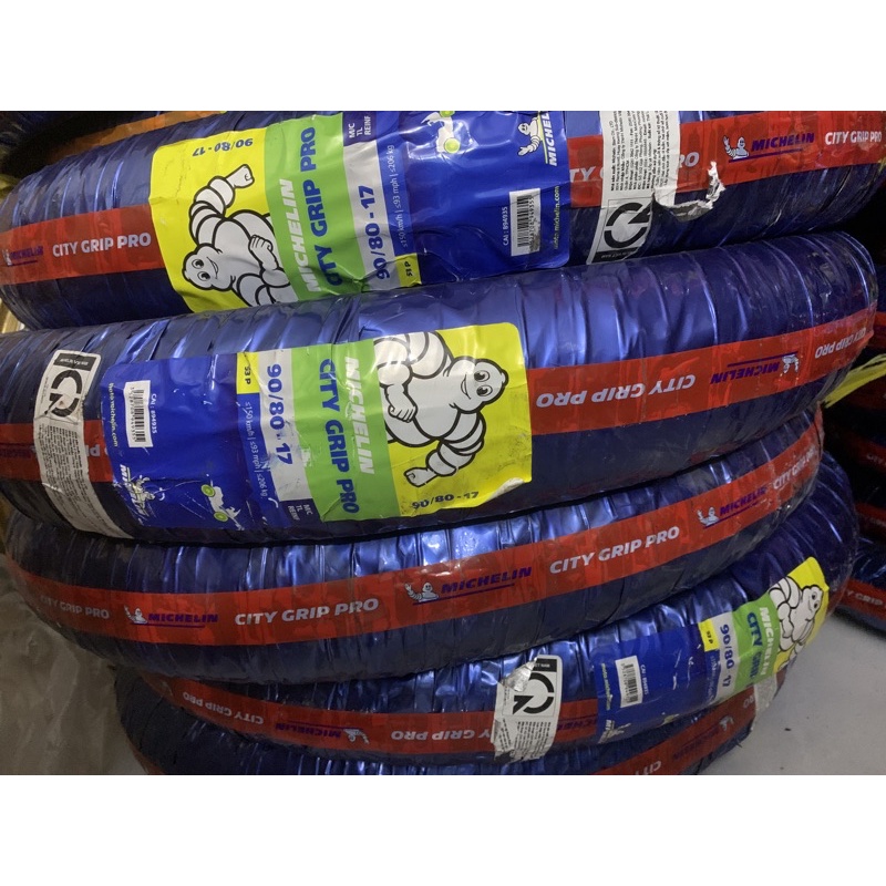 vỏ michelin ko ruột gai city grip pro size 90/80-17