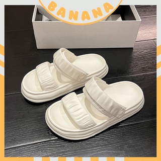 Dép quai ngang đế cao nữ siêu hot trong mùa hè 2022 Banana.Store