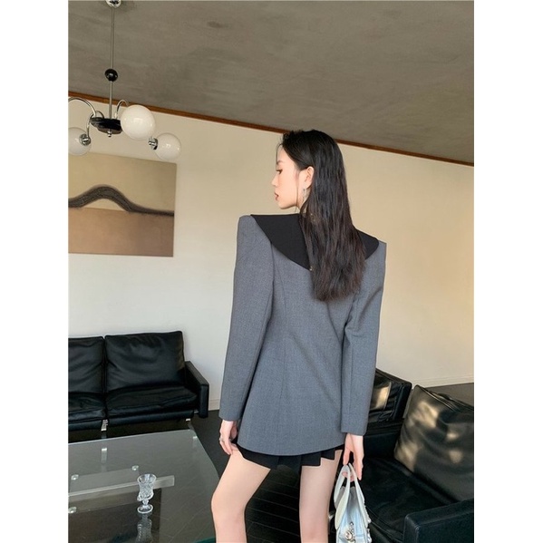 Đầm vest xoè tay dài koreastyle