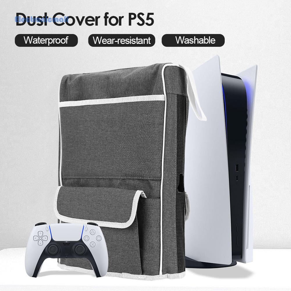 ElectronicMall01 Washable Dust Cover for PS5 Anti Scratch Sleeve with 12 Game Disc Pockets | BigBuy360 - bigbuy360.vn