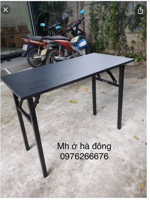 Bàn làm việc chân gấp 60x120cm