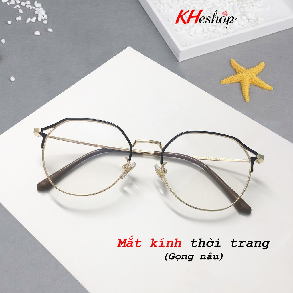 Gọng kính cận thời trang, chống ánh sáng xanh, chống bức xạ, có thể thay tròng cận phong cách Retro , giá sỉ mã 142