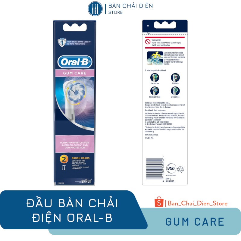 Đầu Bàn Chải Điện Oral-B Gum Care