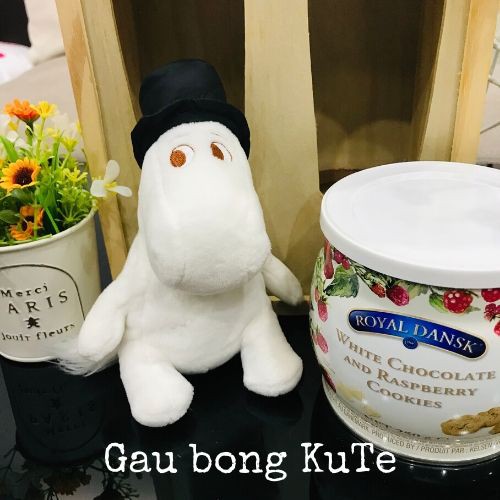 Gấu bông - Hà mã Moomin móc khóa, treo nôi