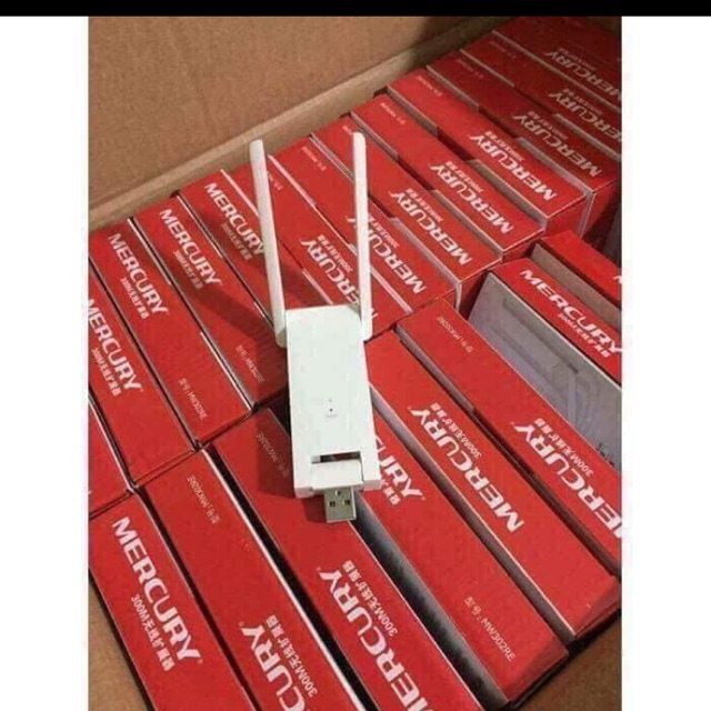 Bộ kích sóng Wifi 2 râu Mercury