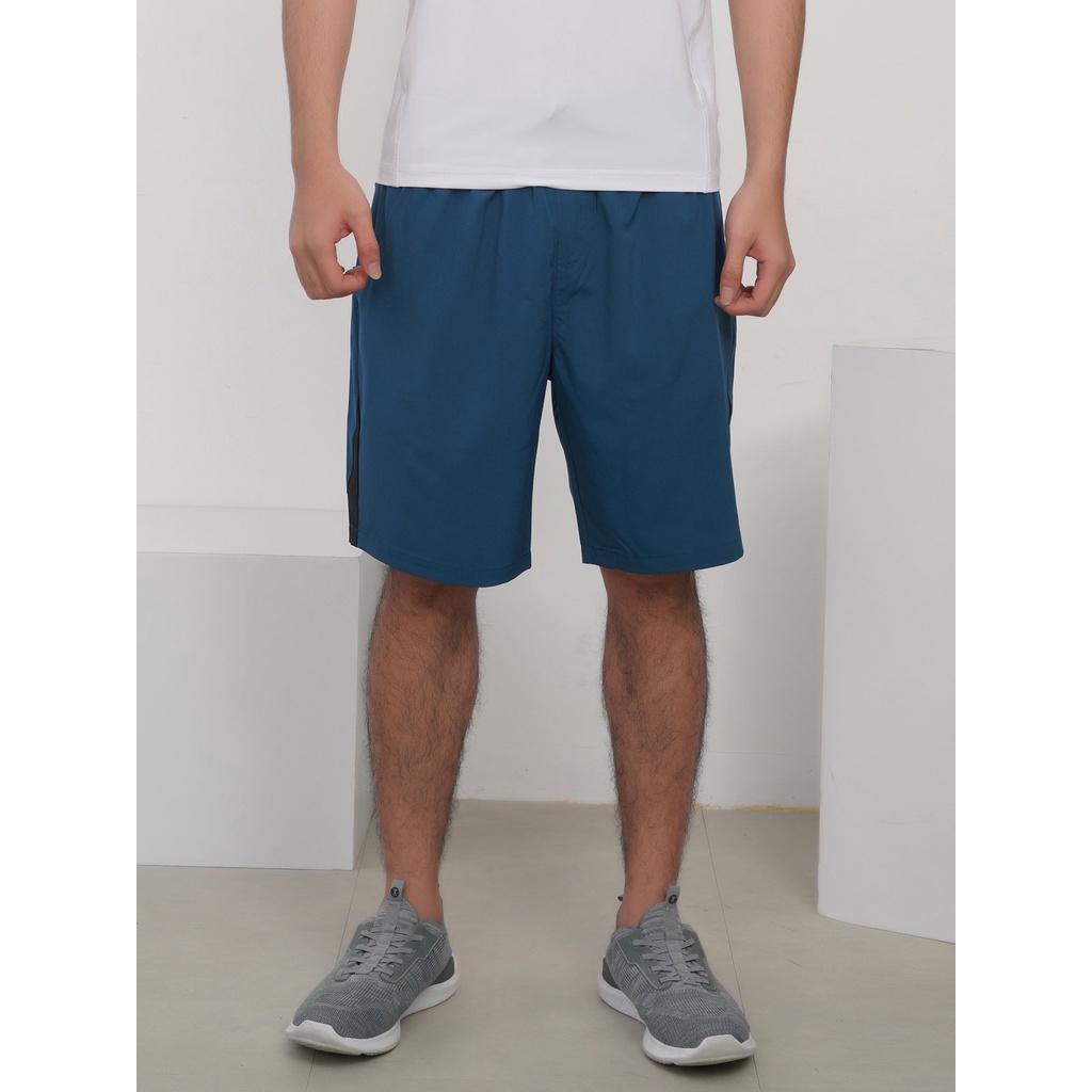 Quần short gió chất thể thao nam KWIN  ASO012S8 - ASO009S8 co giãn 4 chiều, có dây rút, hai túi có khoá kéo