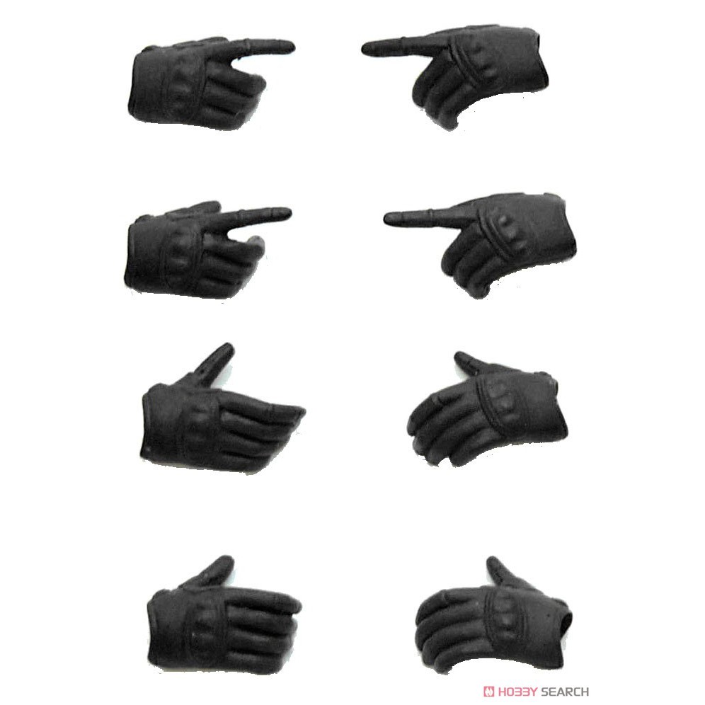 Phụ kiện mô hình figma LittleArmory OP3 Tactical Gloves (Stealth Black) [FMS] [PK]