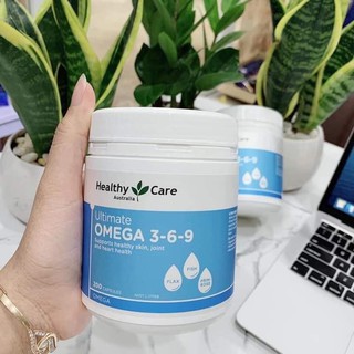Dầu cá Fish Oil 1000mg Omega 3 Healthy Care, 400 viên - Mẫu mới