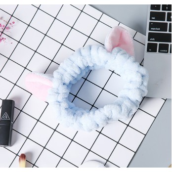 Băng Đô Tai Mèo 3D Xanh Dương Cao Cấp - Dày Chắc Chắn Mềm Mịn - [ Kute phô mai que ]