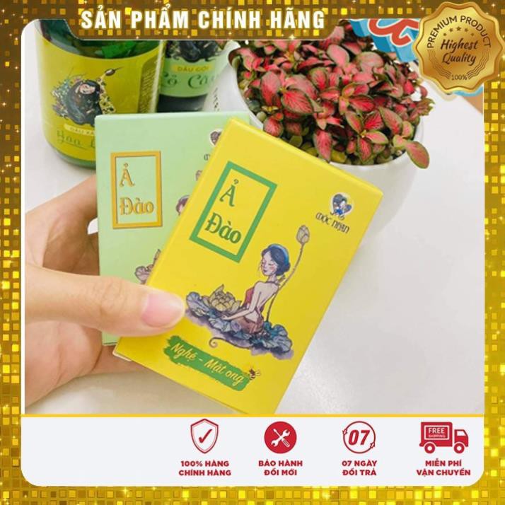 [Sale Khủng]  Xà Bông Nghệ Mật Ong - Mướp Đắng - handmade Mộc Nhan Natural - ngừa thâm, trắng sáng, mát da