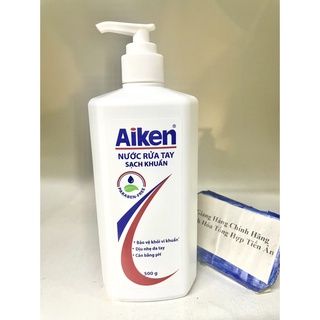 Nước rửa tay Sạch khuẩn Aiken 500g ( Loại bỏ 99% vi khuẩn )