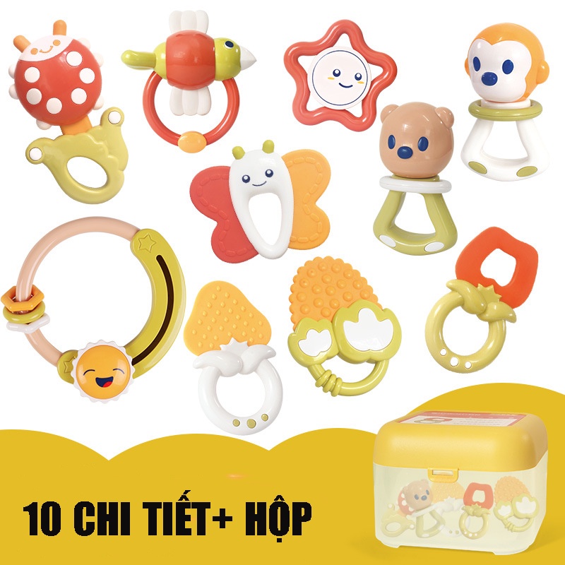 [HÀNG LOẠI 1] BỘ XÚC XẮC, GẶM NƯỚU 10 CHI TIẾT GIÚP CHO BÉ SỰ PHÁT TRIỂN TOÀN DIỆN