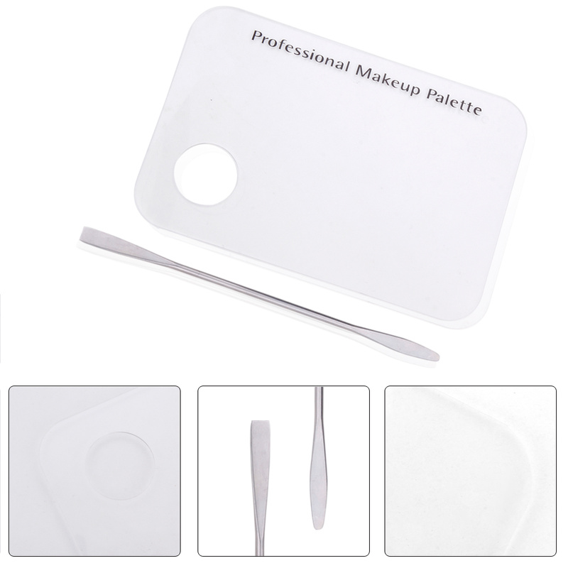 [Hàng mới về] Bảng phấn trang điểm kèm cây trộn màu tiện dụng