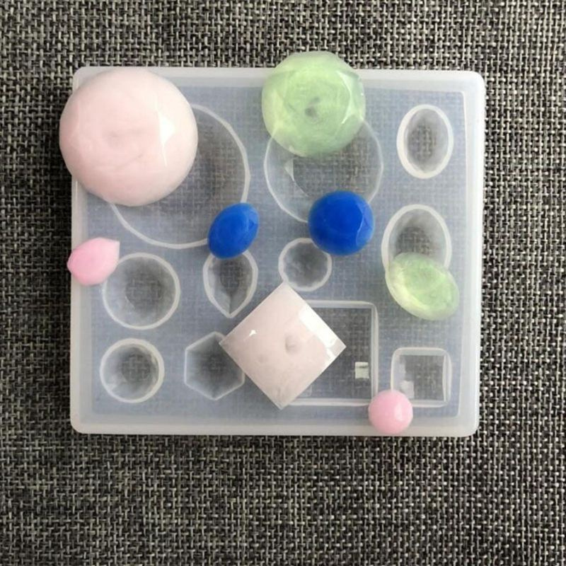 HAP  Crystal Epoxy Resin Mold Geometric Irregular Earrings Water Drops Square Pendant Casting Mould Handmade DIY Crafts Jewelry Making Tools