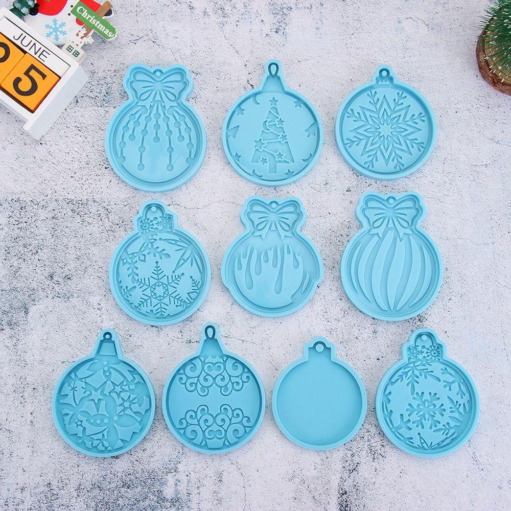Khuôn Silicone Làm Mặt Dây Chuyền / Sô Cô La Trang Trí Giáng Sinh DIY