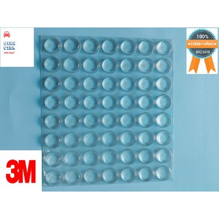 [Vỉ 56 Miếng ] Nút Đệm Cao Su  chính hãng 3M SJ5312 Hình Dẹt giảm chấn động.
