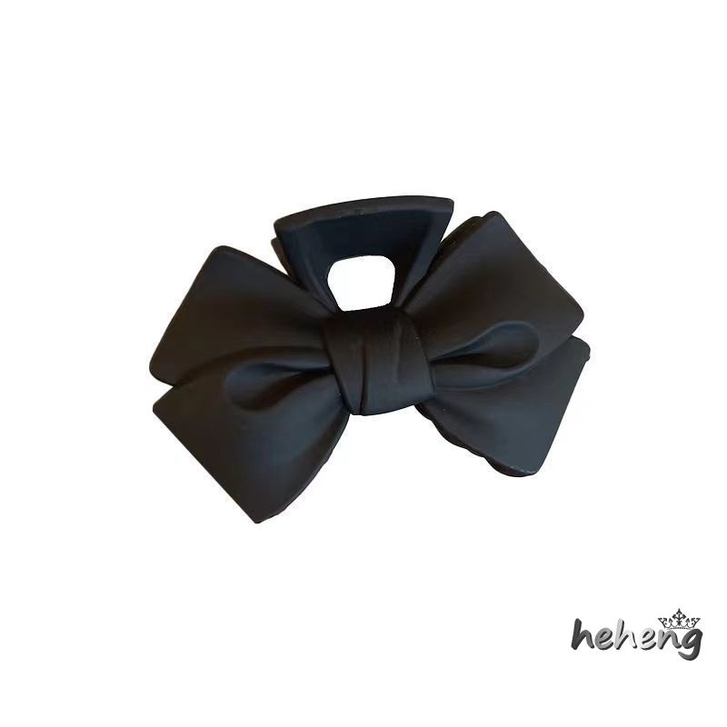 Kẹp Tóc Nơ Acrylic Kiểu Vintage Nhật Hàn Dễ Thương