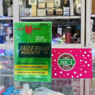 [Chính Hãng] Dầu Gió Xanh 2 Nắp Hiệu Con Ó Mỹ.