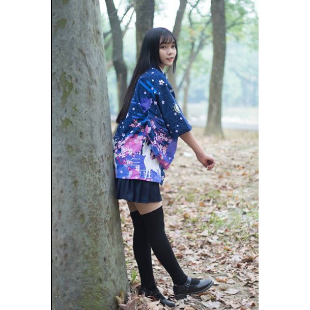 Áo Haori Hươu Sao Siêu Chất , hàng cao cấp, mã SK31