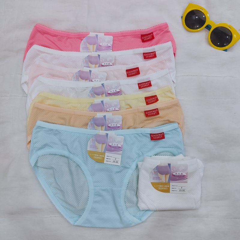  [DEAL GIÁ SỐC] Quần Lót Nữ Thun cotton thông hơi Thái Lan Đủ Size S M L | BigBuy360 - bigbuy360.vn