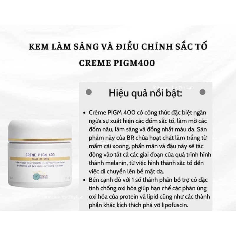 Kem dưỡng PIGM400 - Kem dưỡng Vernix - Kem dưỡng mắt Biofixine - Kem dưỡng mắt VIPO2 - Mask VIVANT BR