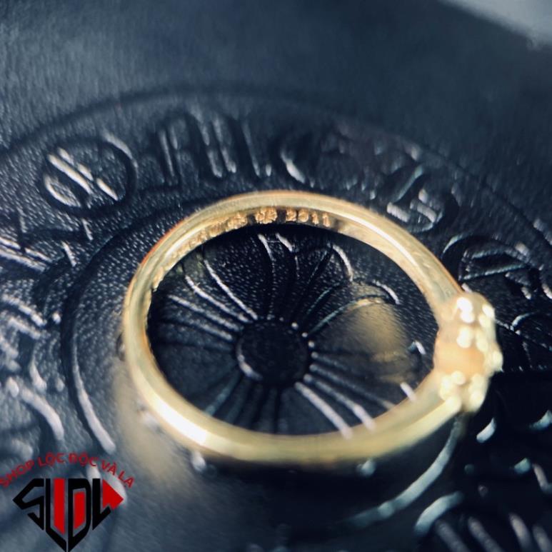 Nhẫn unisex Chrome Heart Bubblegum Plus  bạc 925 và vàng 22K cao cấp fullbox