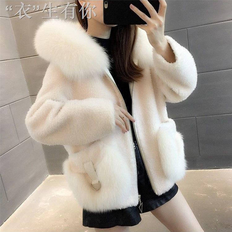 ❐﹍▬9.28▥▤✉Áo Khoác Lông Cừu Có Mũ Trùm Thời Trang Mùa Đông 2020 Dành Cho Nữ | BigBuy360 - bigbuy360.vn