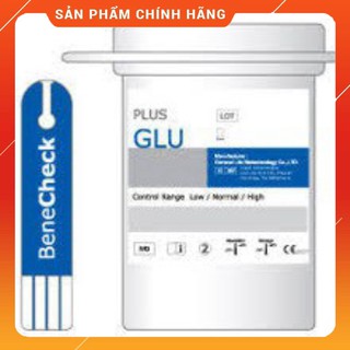 Que thử Glucose máy đo đường huyết Benecheck Plus
